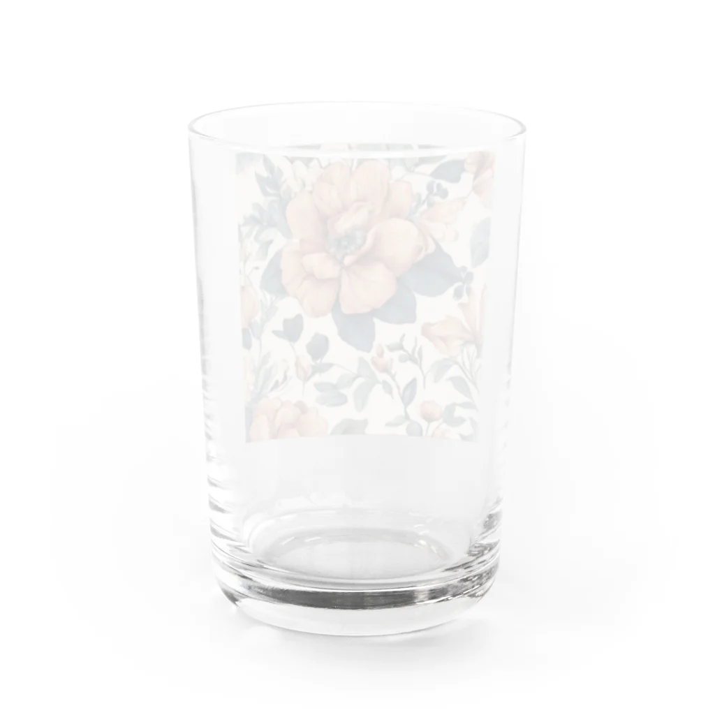 Miyabi❣の優雅な花柄 Water Glass :back