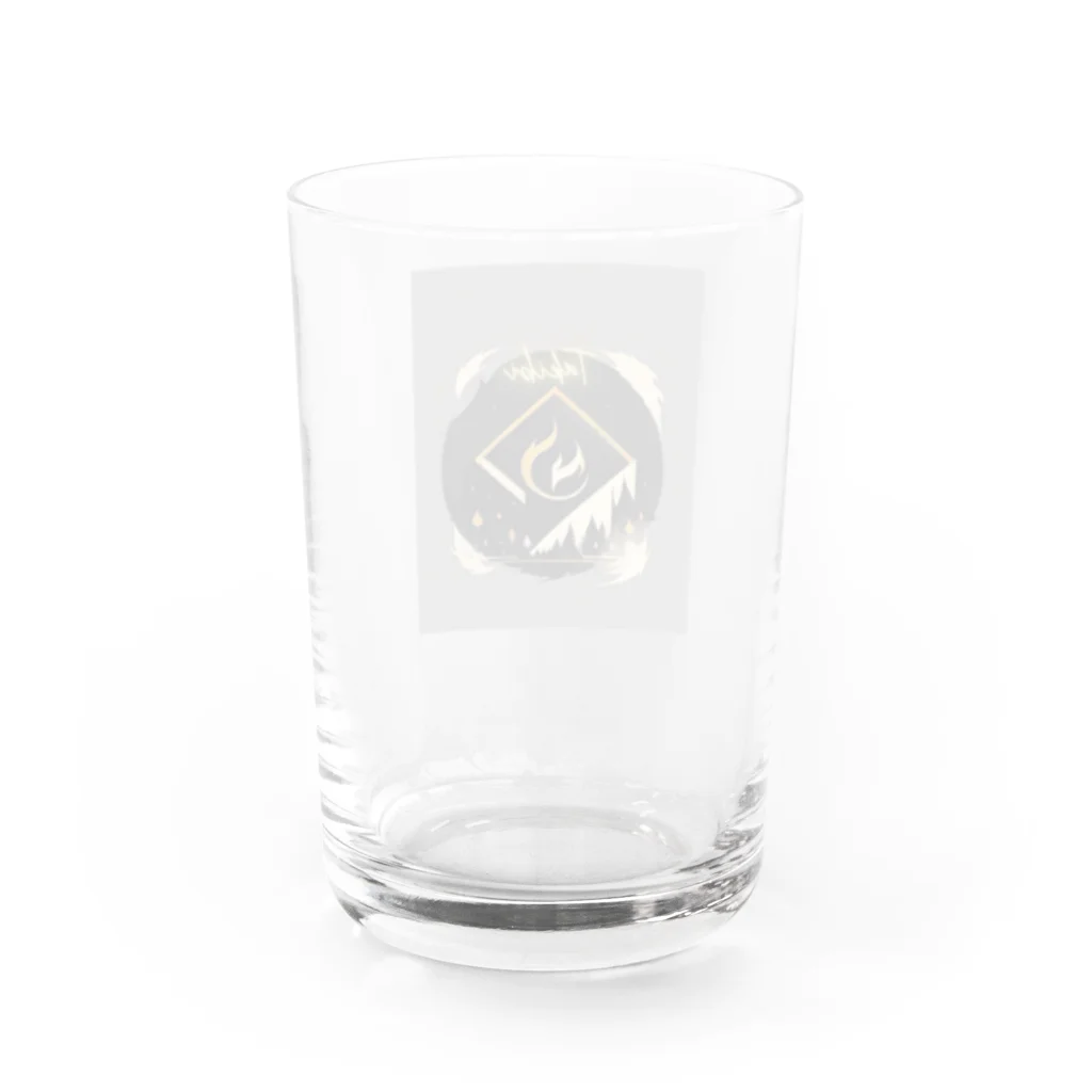 ルーム7Rのアウトドアシリーズ　焚き火Takibi Water Glass :back