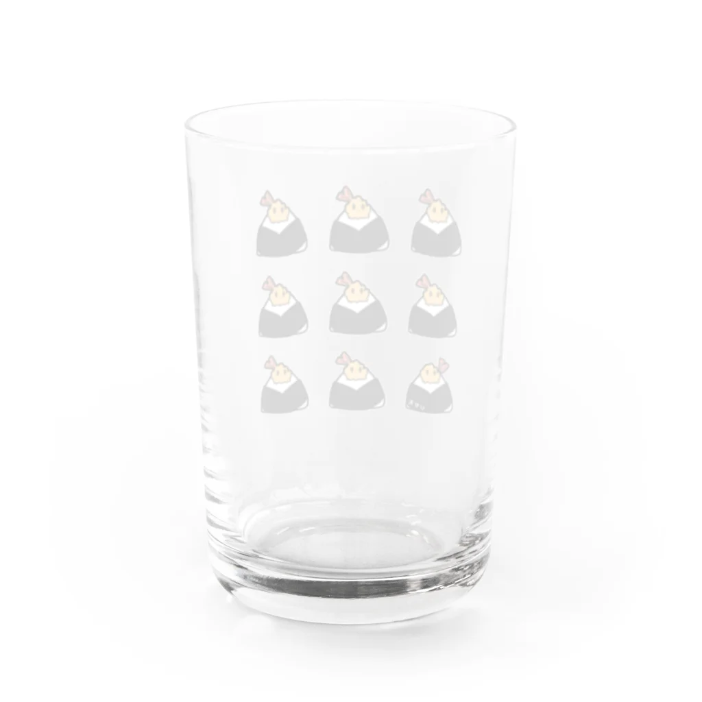 ari designの天むす時々いか天 Water Glass :back