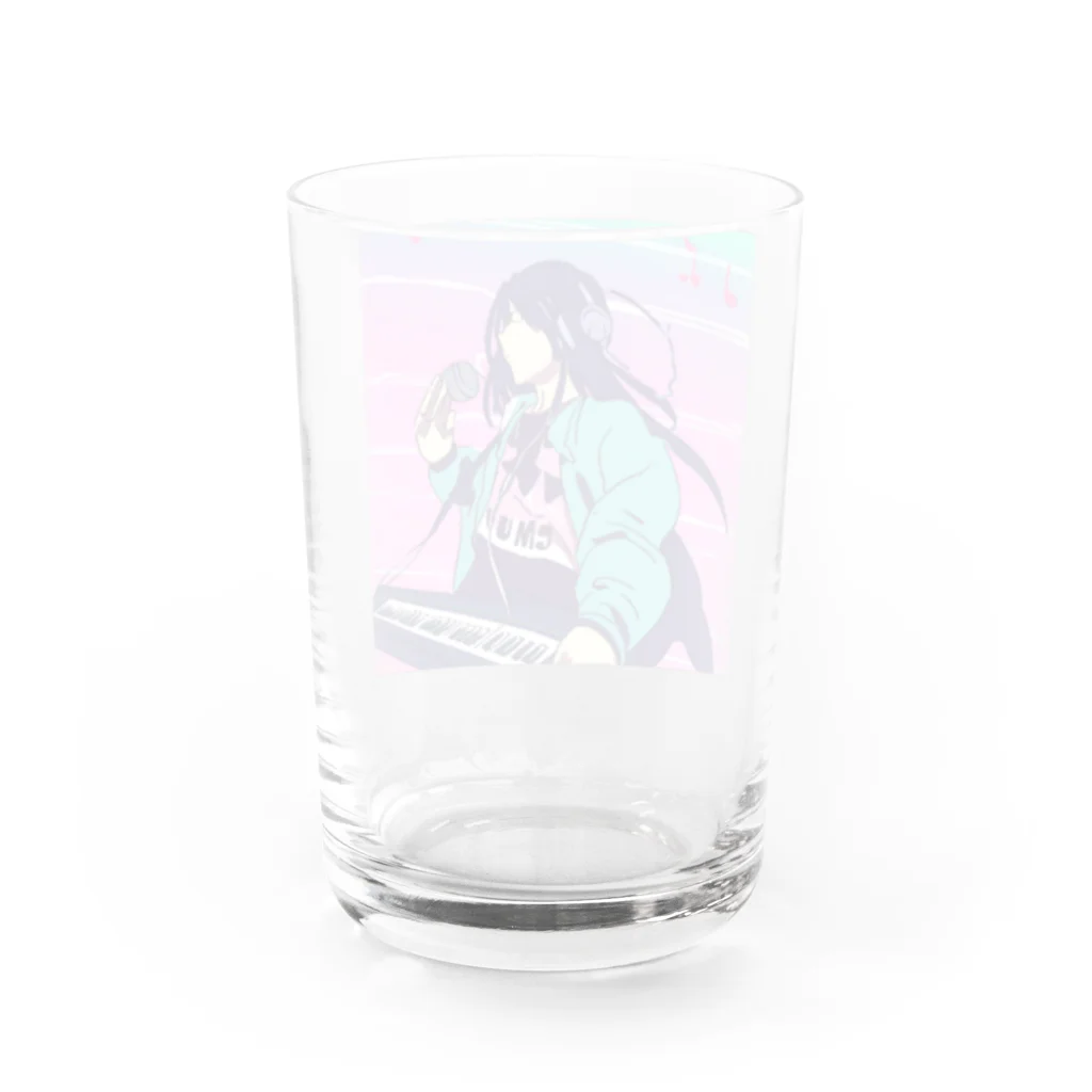 honhiroの心を打つメロディー: 感動のボーカルプリント Water Glass :back