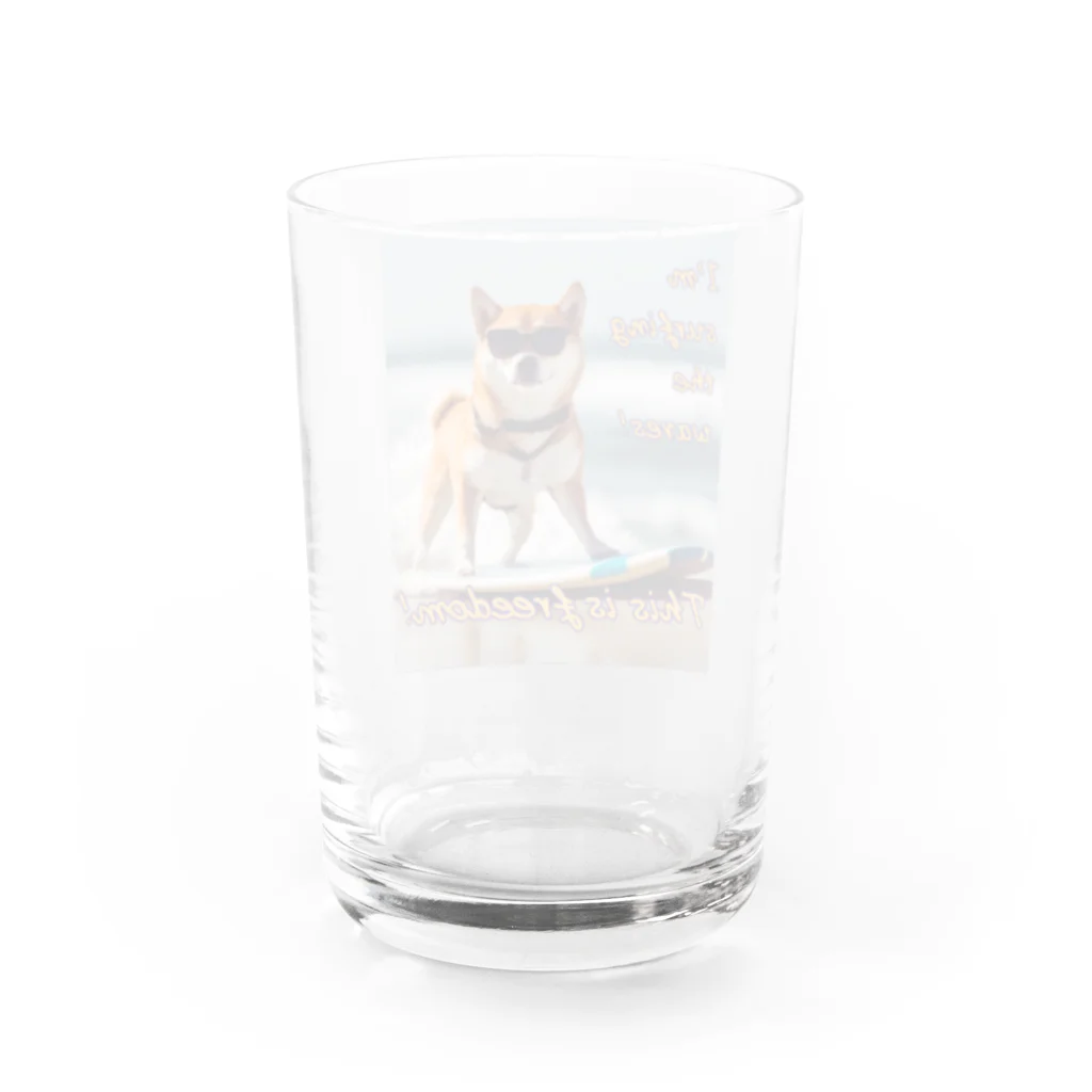 ranmaru-tokyoのちょい悪わんこのsurfing編 Water Glass :back