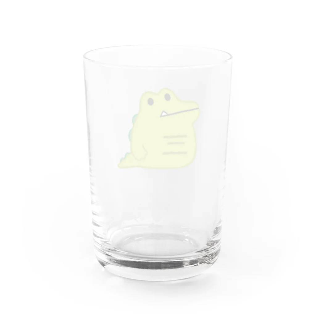 わりとせまいショップのblobwani Water Glass :back