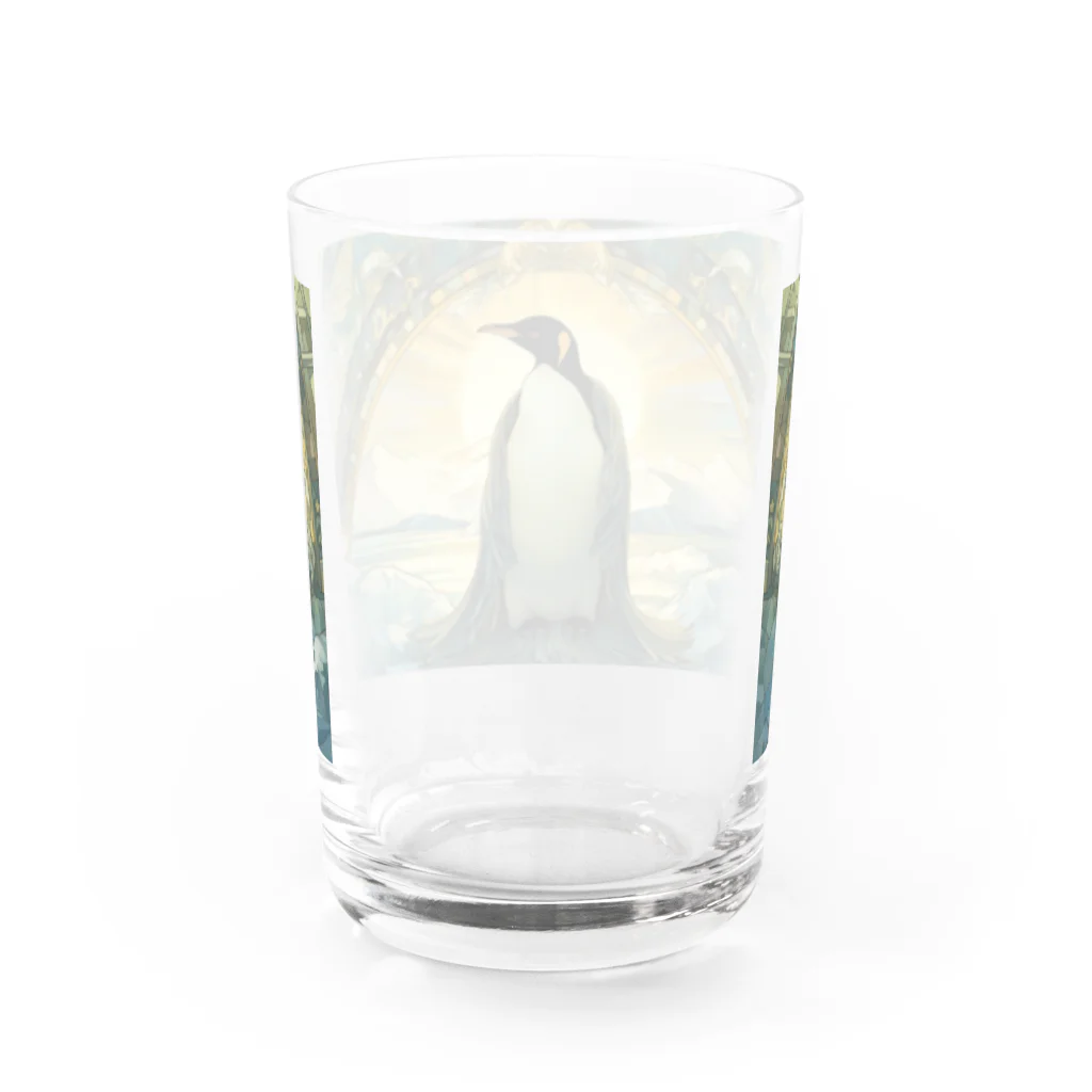 コウテイペンギン至上主義のコウテイペンギン創世の物語 グラス反対面