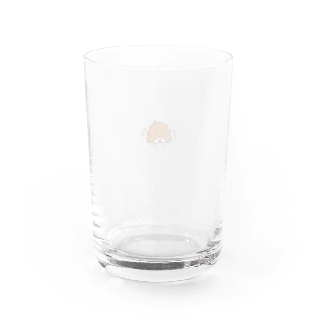 ちょいダサアイテムショップの笑う！うんこchan Water Glass :back