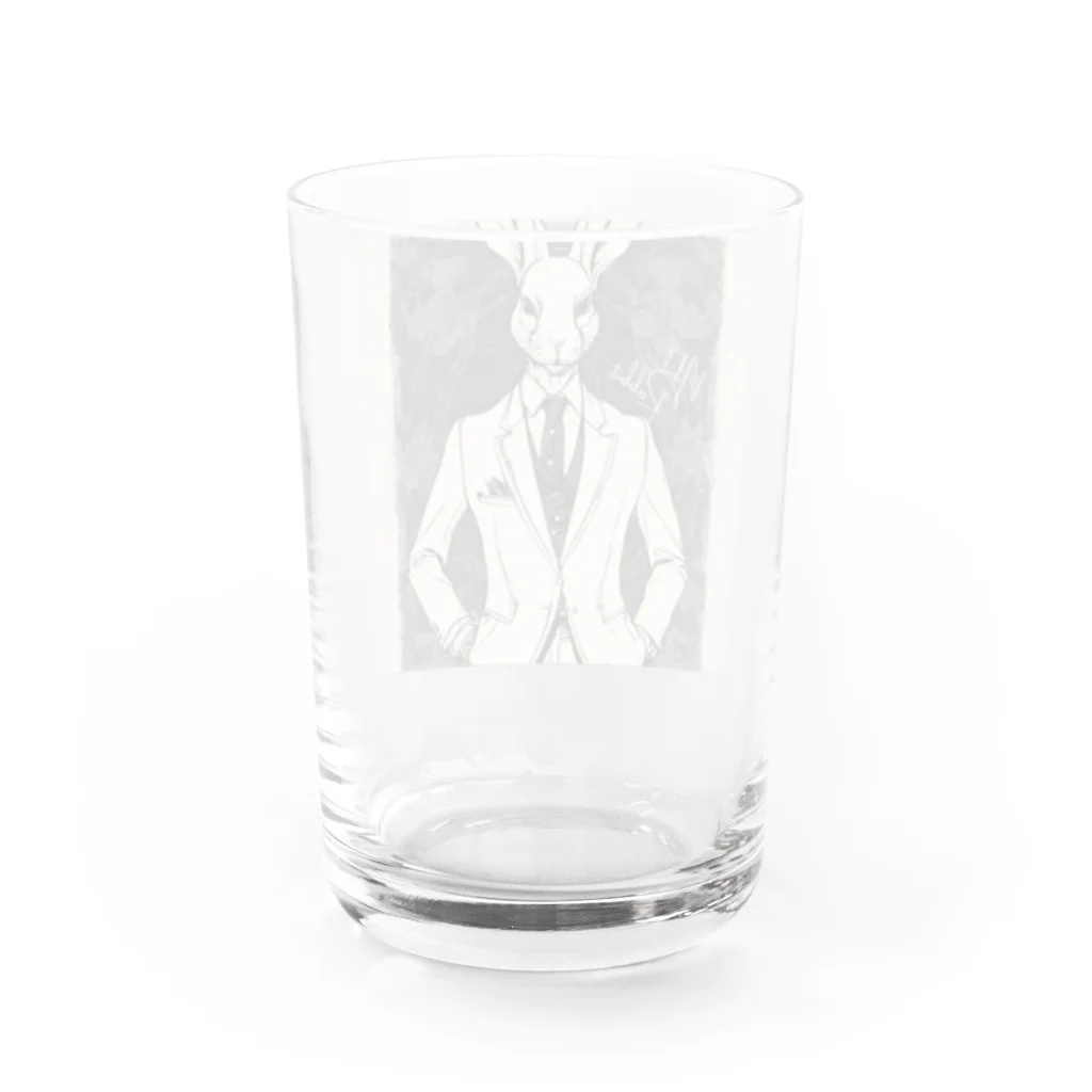 ニヒルうさぎ屋さんのニヒルうさぎ Ⅲ Water Glass :back