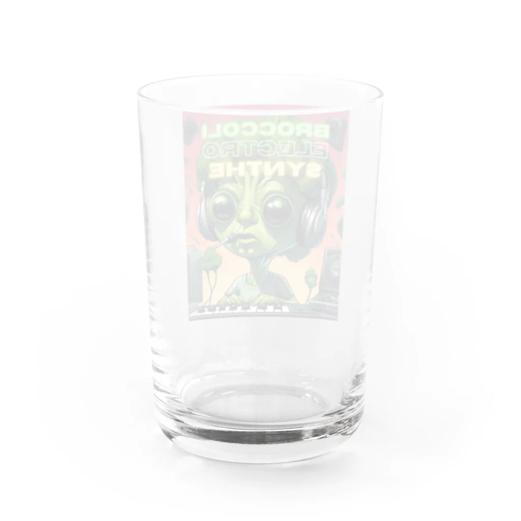 ケマオの店「ZF」の🥦ベジロック「ブロッコリくん」🎸 Water Glass :back