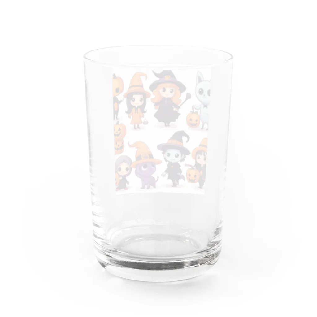 ワンダーワールド・ワンストップのたくさんのかわいいハローウィーンキャラクター② Water Glass :back