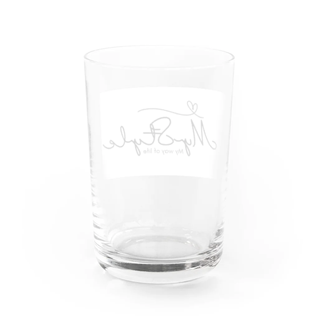 MyStyleのMy Style Water Glass :back