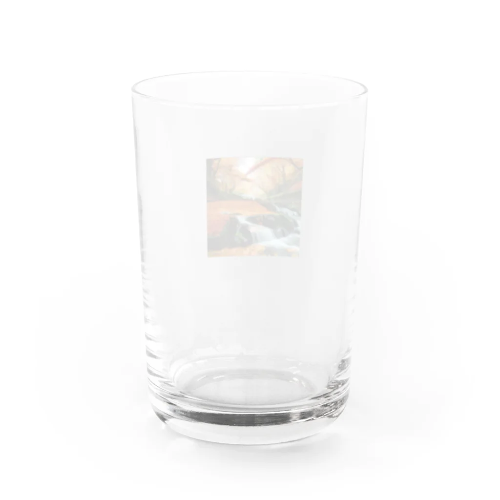 じんパパの紅葉です Water Glass :back