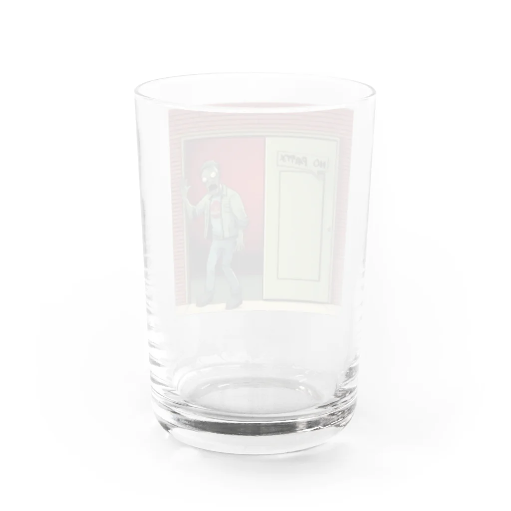 RyosukeYamamotoの侵略ゾンビ君 Water Glass :back