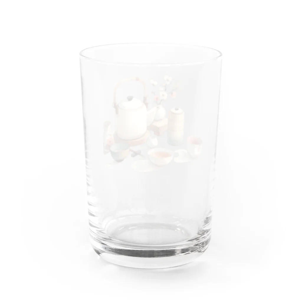 tsuncoの和風な茶器のミニマルデザイン Water Glass :back