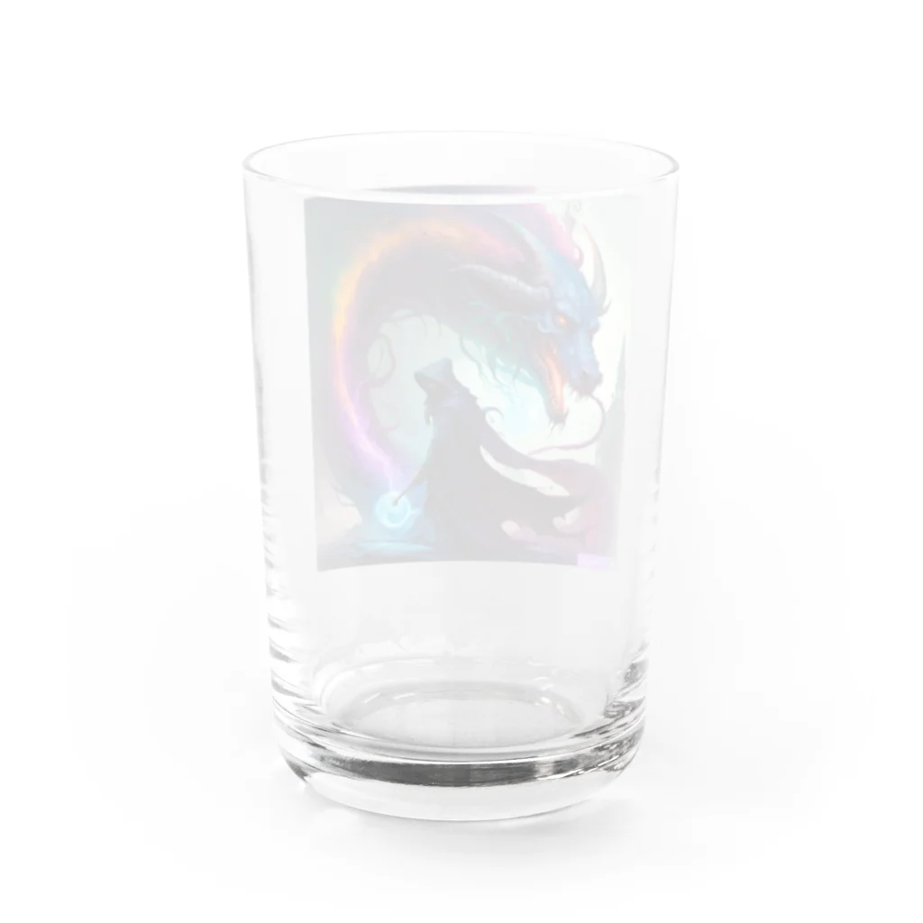 shiduryoのドラゴンと魔法使い グラス反対面