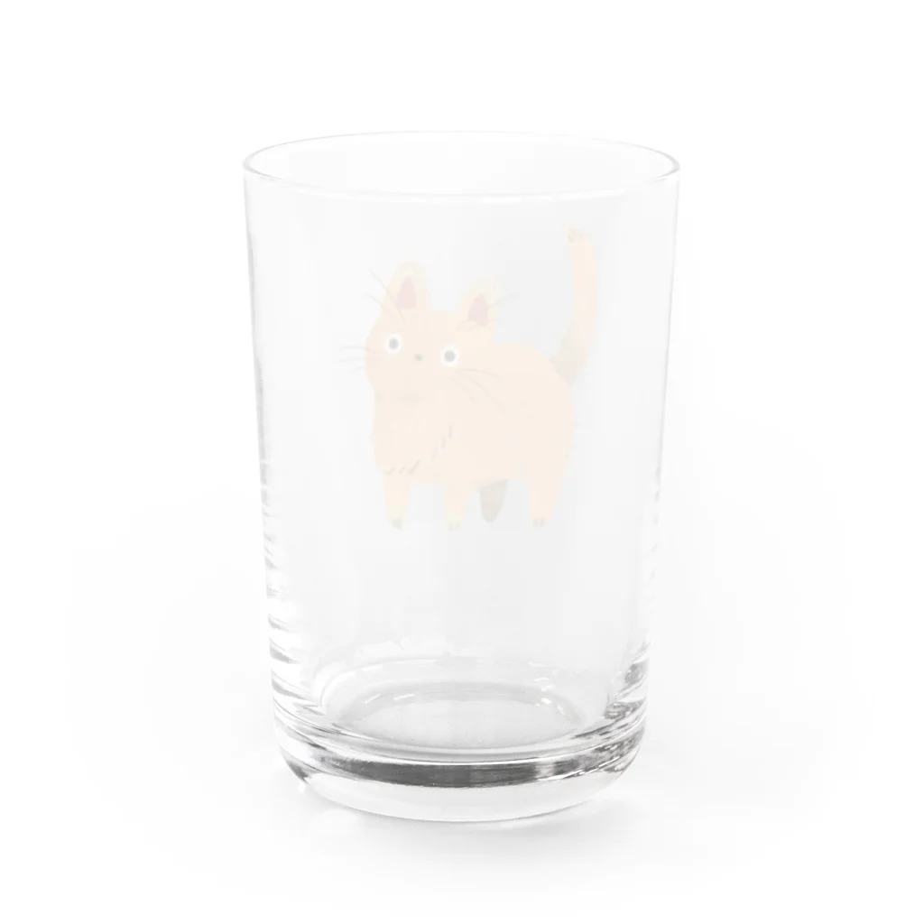 うずら舎のぽやぽや猫 Water Glass :back