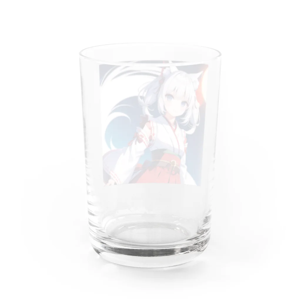 那須モバイル店のけもっ娘 Water Glass :back