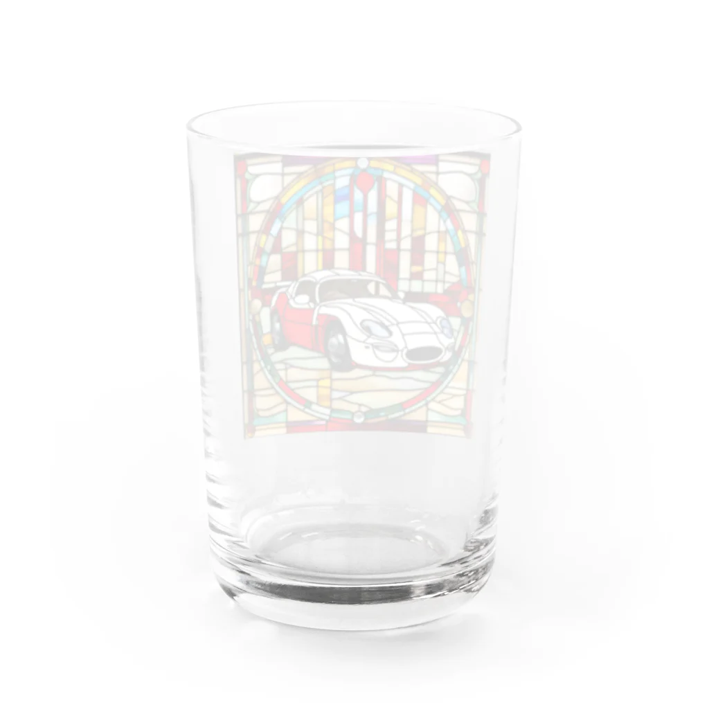 mofu mofu309のポルシェ見えへん Water Glass :back