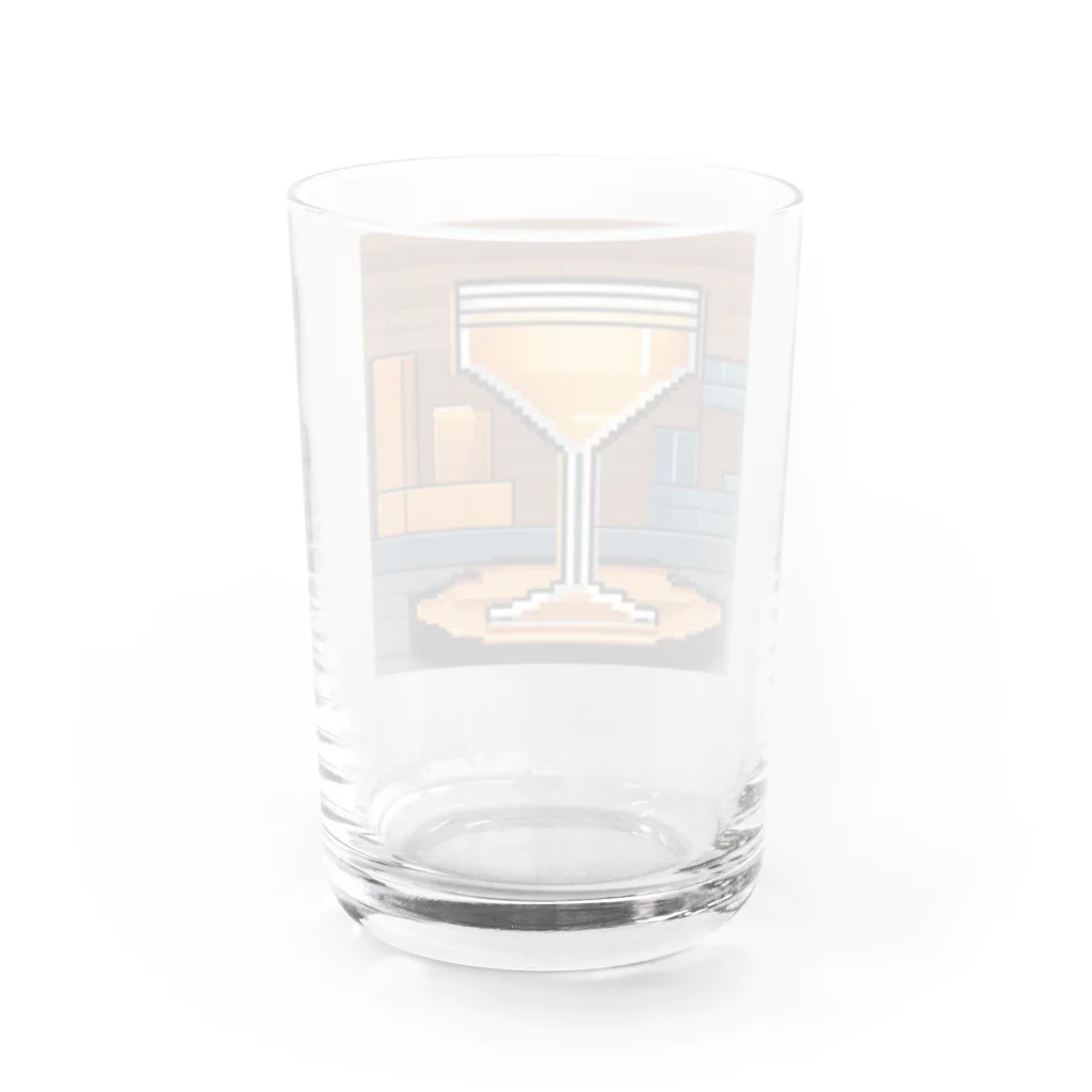 ROCKSWEBのドット絵　サイドカー Water Glass :back