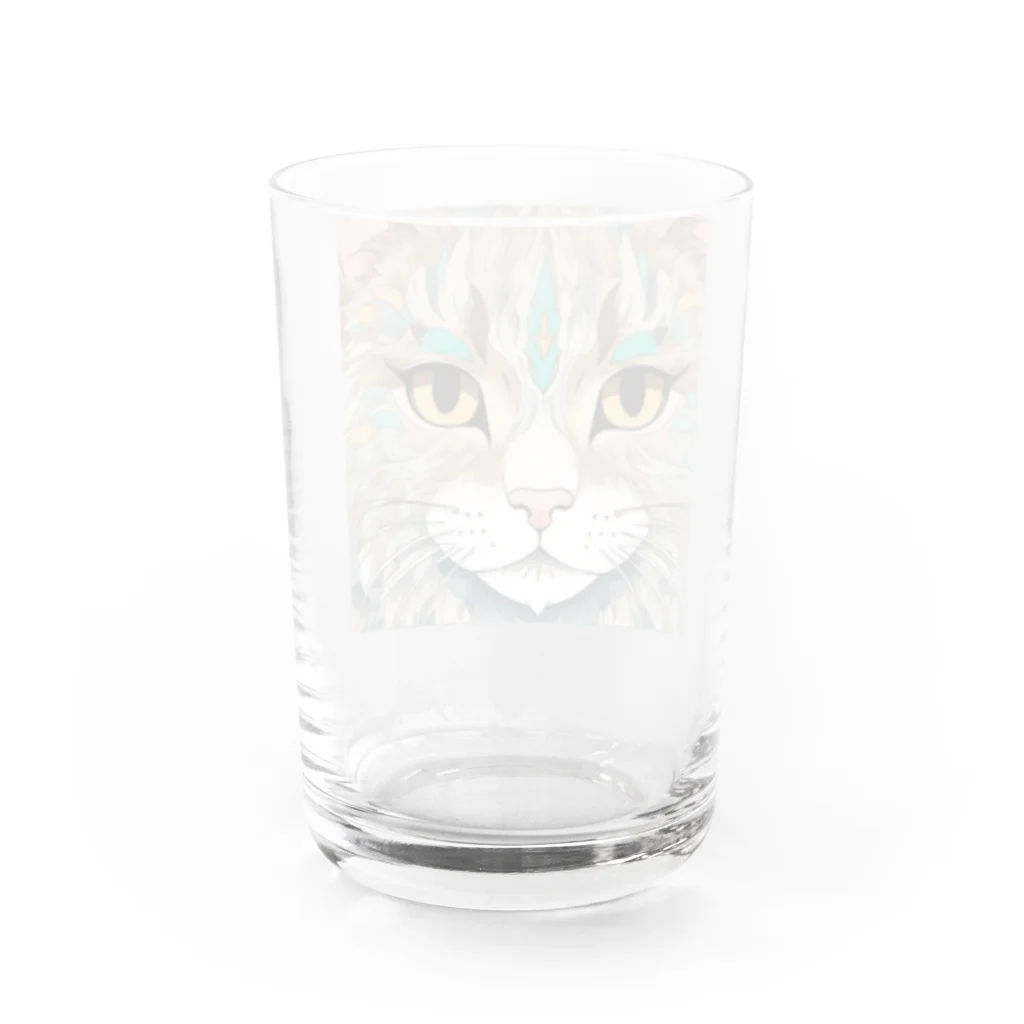 オヤジの挑戦 ʓ Խʓ Խの猫の魅力 グラス反対面