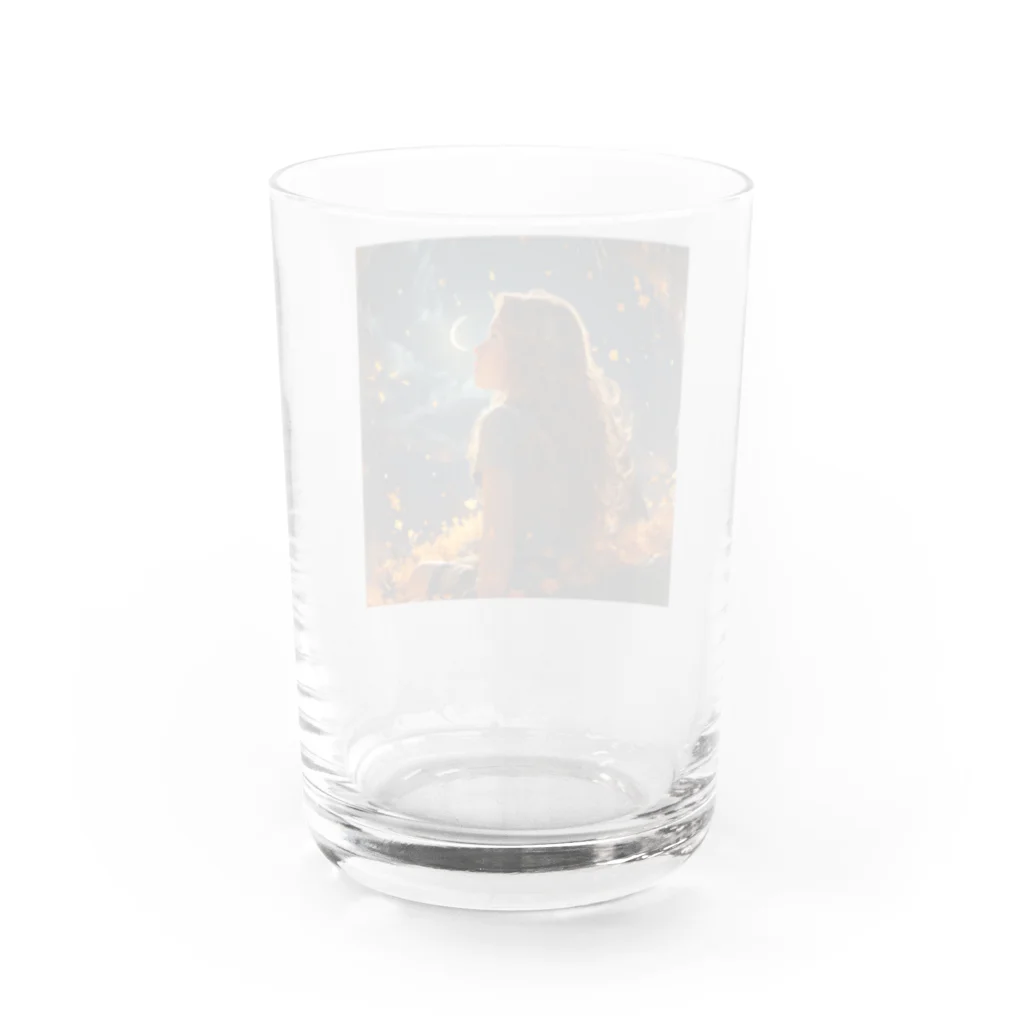 m-storeのロマンティックな少女 Water Glass :back