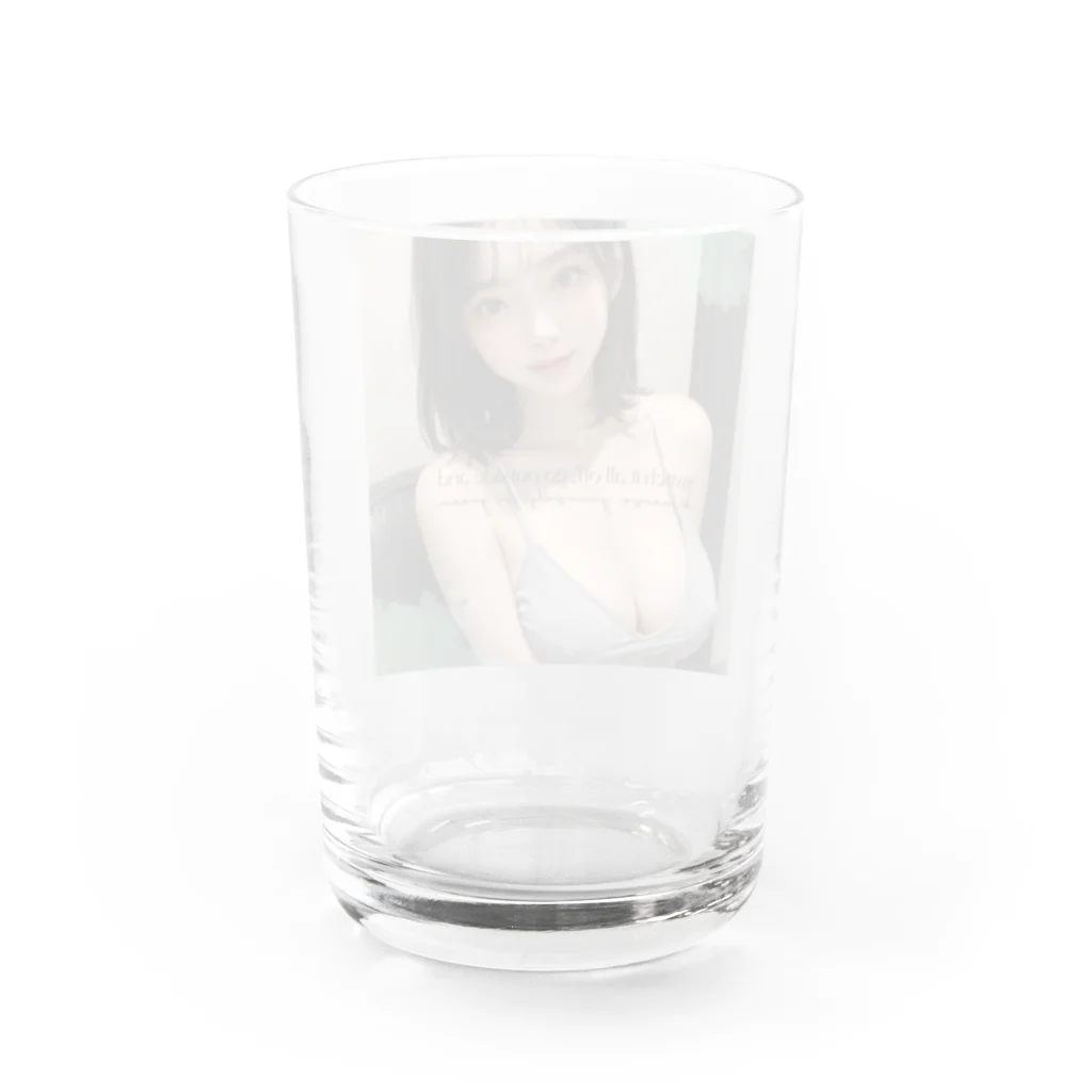 sounya sounyaの美女 図鑑（ニットブラ） Water Glass :back