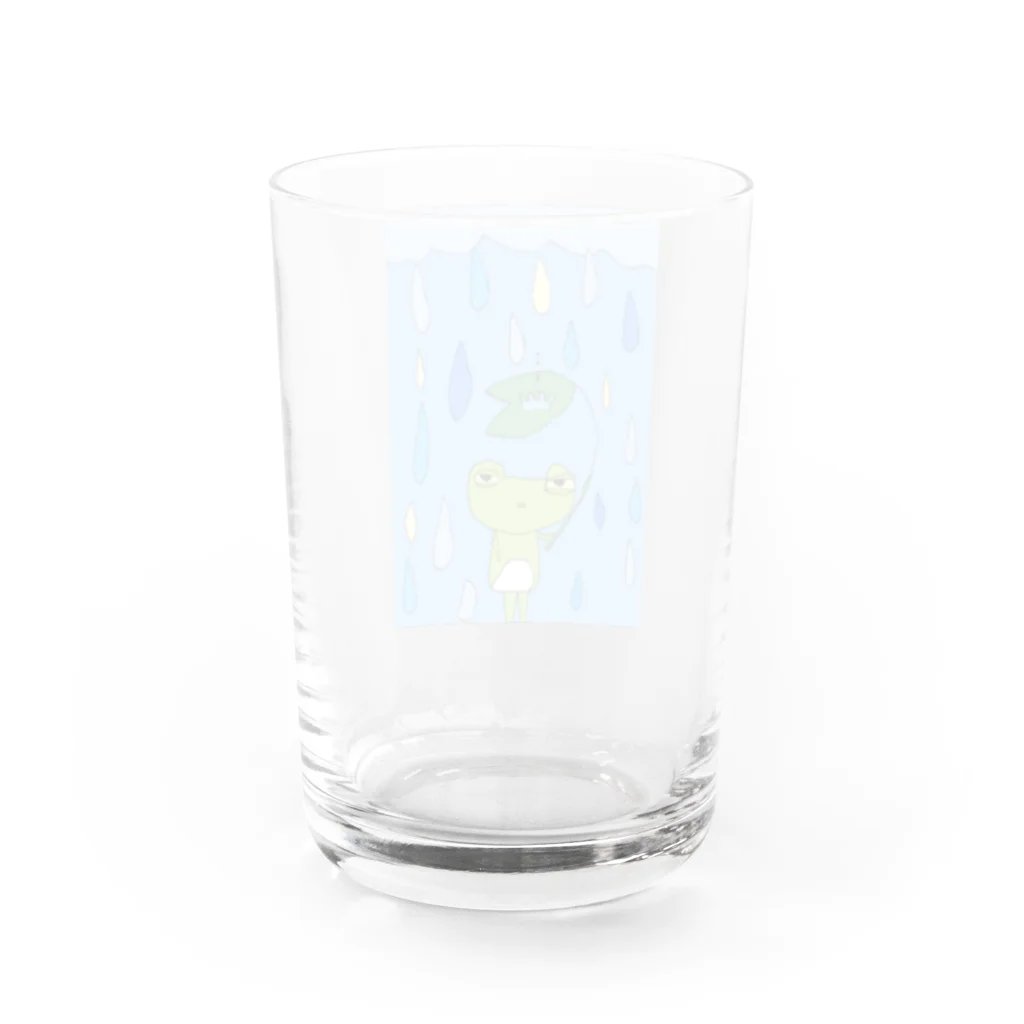 upa_museumのネコメガエル 第2弾 Water Glass :back