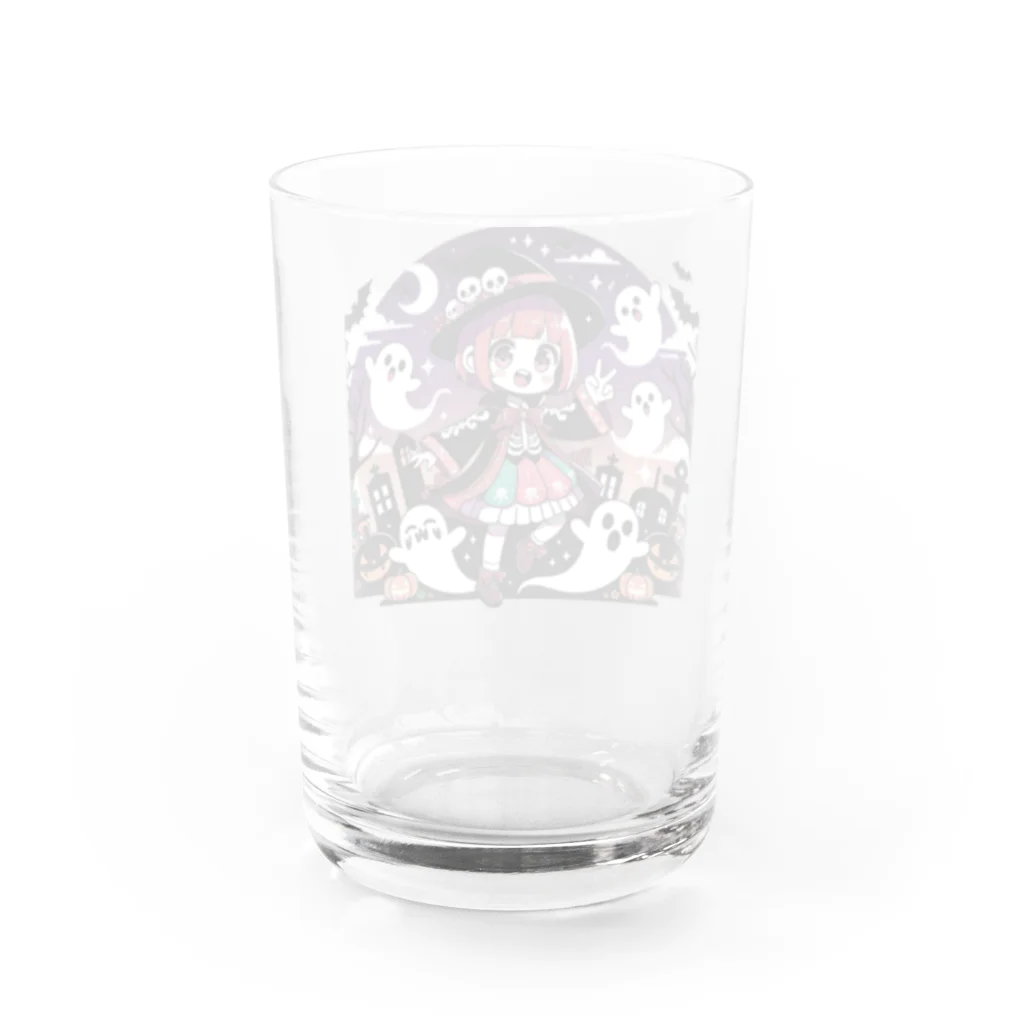 ArtifyGoodsのハロウィンの魔法少女 Water Glass :back