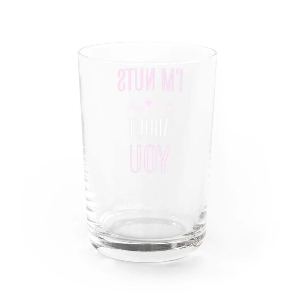 Design_Lab_Lycorisのi'm nuts about you(私はあなたに夢中です) Water Glass :back