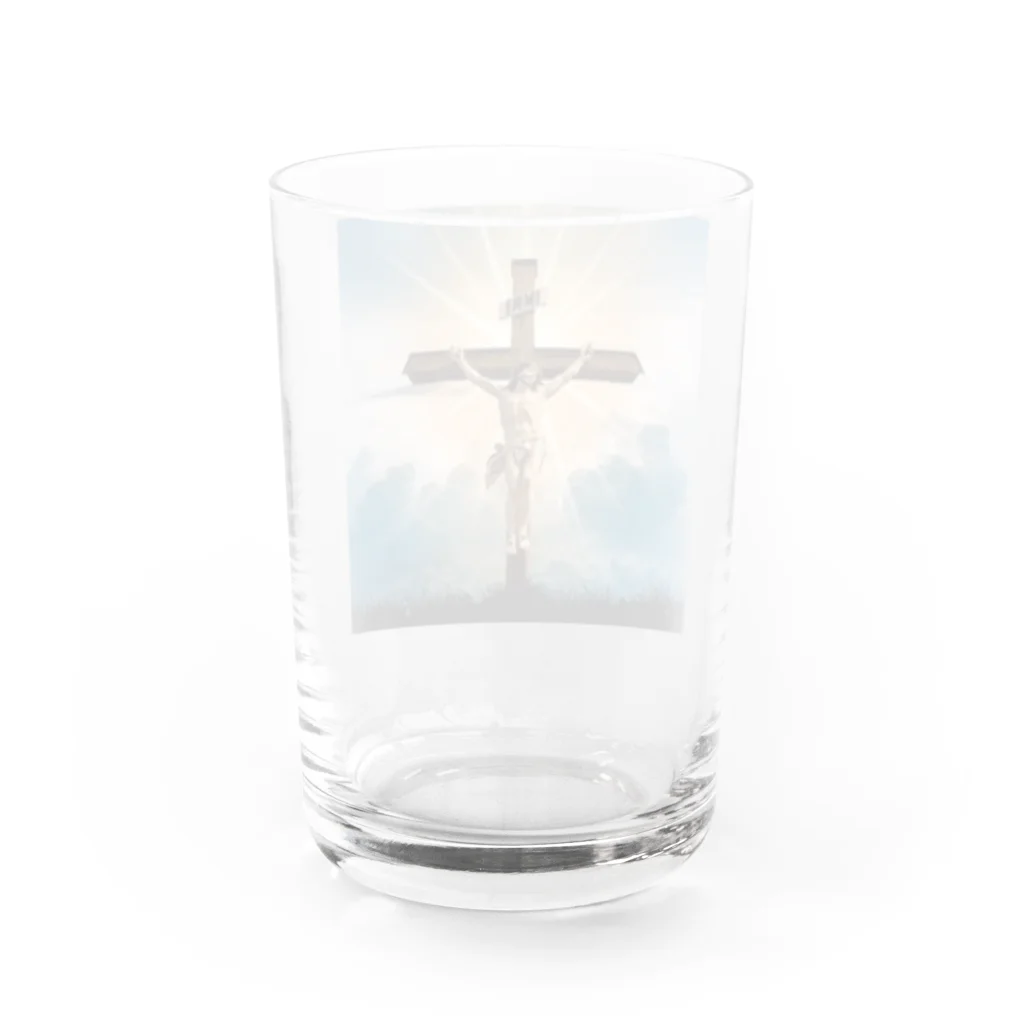 フリーウェイ(株式会社)のキリスト教イラストグッズ Water Glass :back