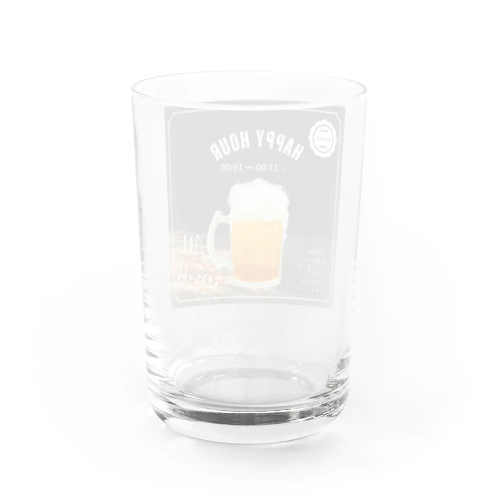 KSK SHOPのBEER-ビール Water Glass :back