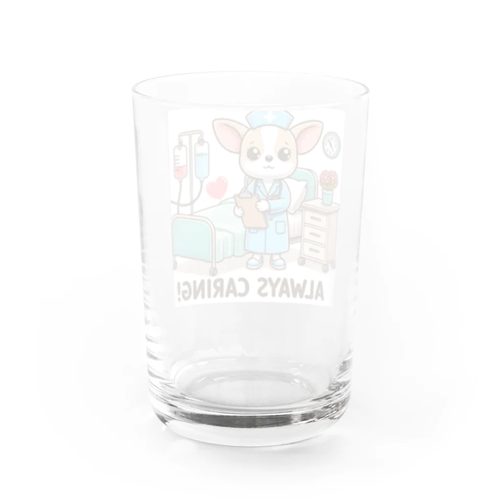 nomad4491のいつでもおいで Water Glass :back