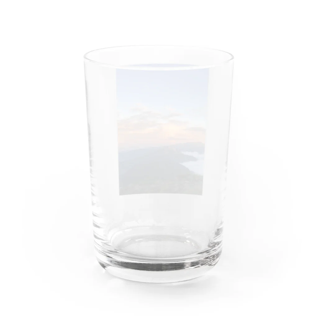 horror_nou13の朝焼けと虹 Water Glass :back