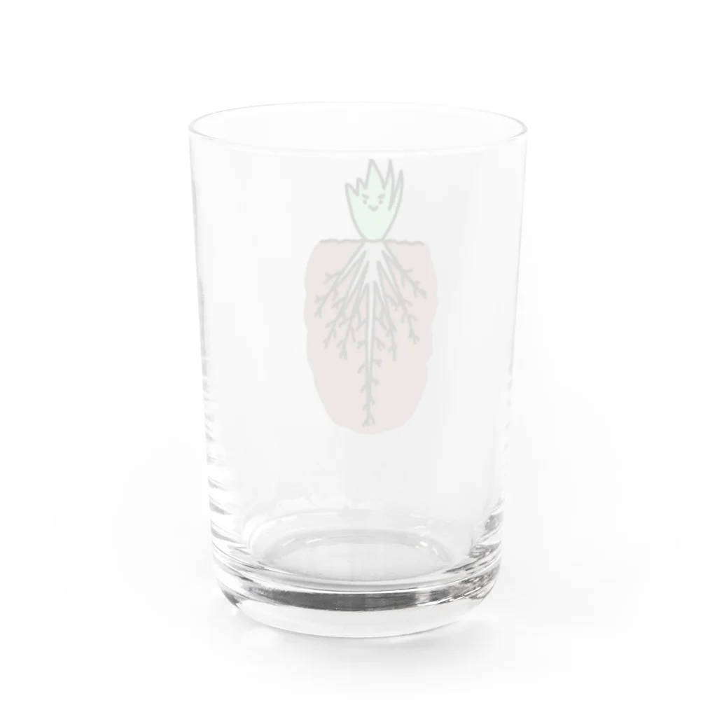 雑草には愛がある。の根強い雑草 Water Glass :back