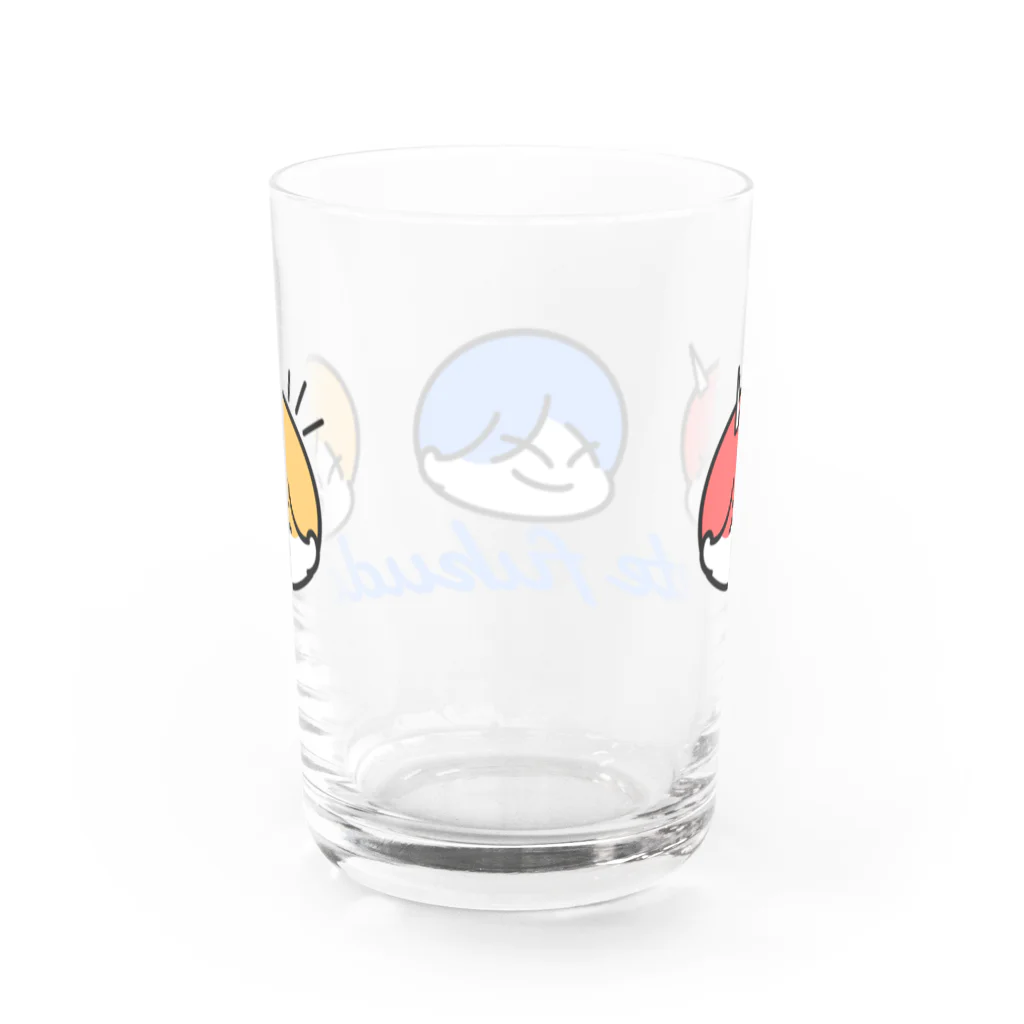 Cute's Making 需要と供給のトリプルキュー Water Glass :back