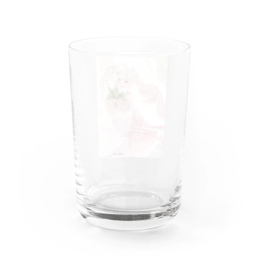 百瀬プリムラ🏫🔑10/10で一周年！の百瀬プリムラ1stAnniversary Water Glass :back