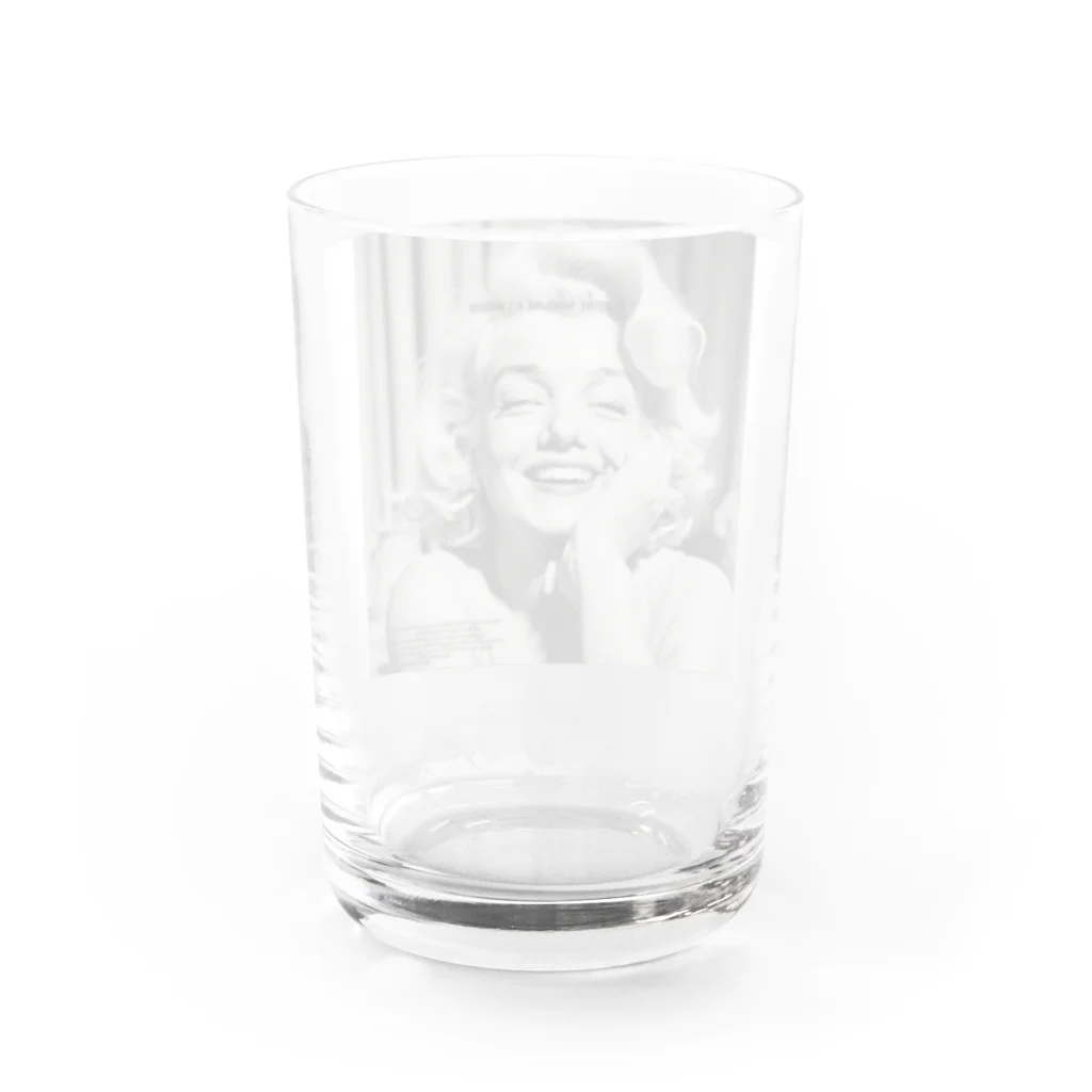 "Positive Thinking"の"Positive Thinking"  Water Glass :back