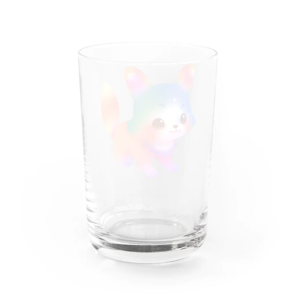 ひろランドのフルフル Water Glass :back