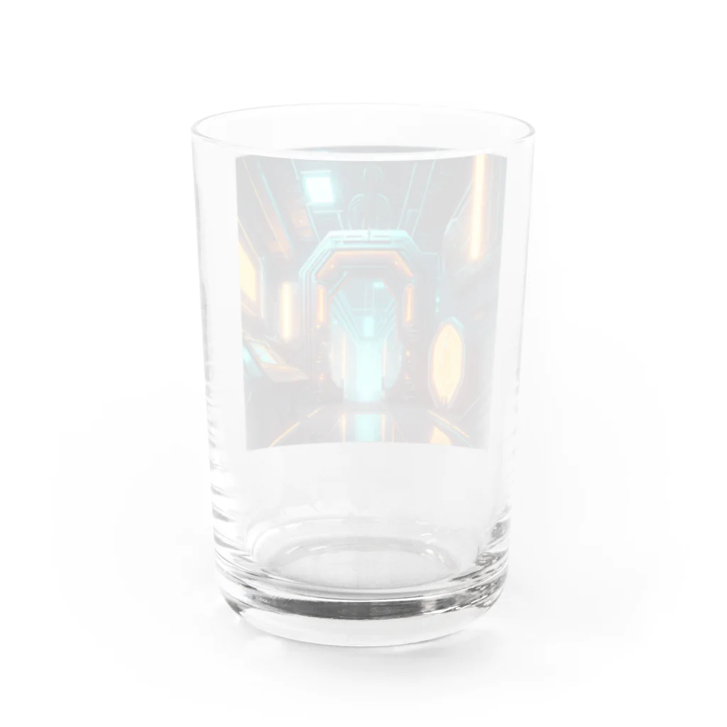 マッドのサイバーパンク Water Glass :back