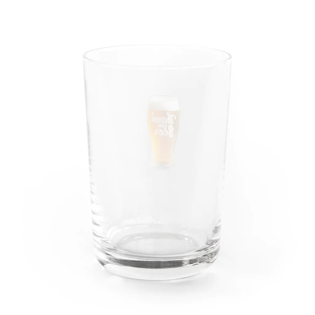 BEER7のビールに　ありがとう Water Glass :back