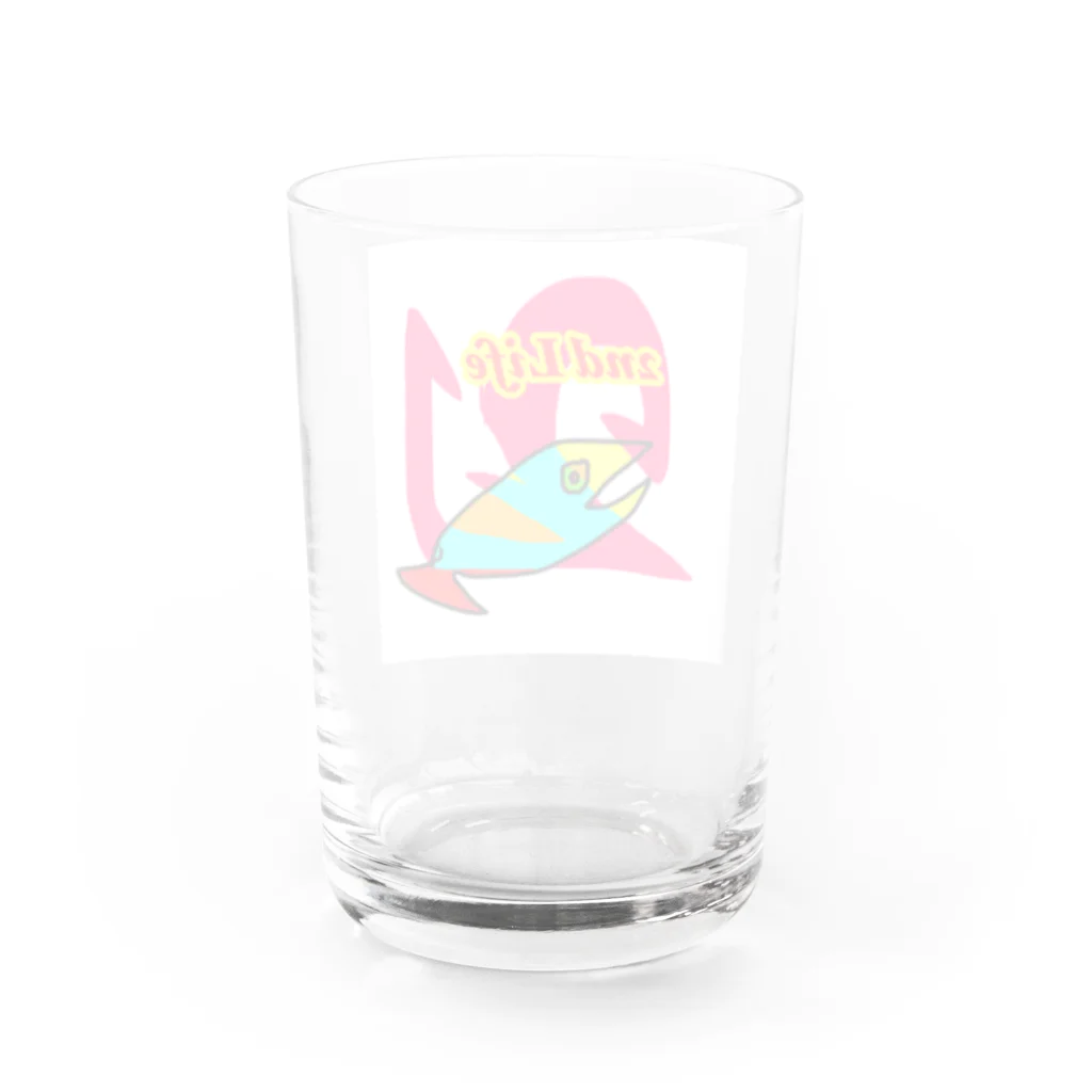 okitahiromuの2ndライフフィッシュ Water Glass :back