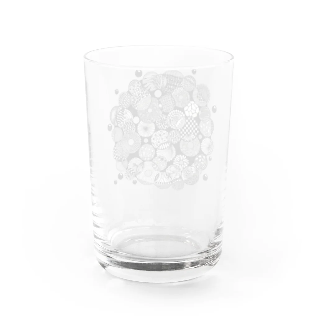 GOMAMSAYAKANのマルたくさん曼陀羅 Water Glass :back