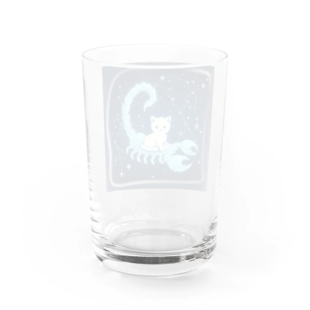 ttm100のスコルッピ・ON・すこーぴにゃん Water Glass :back