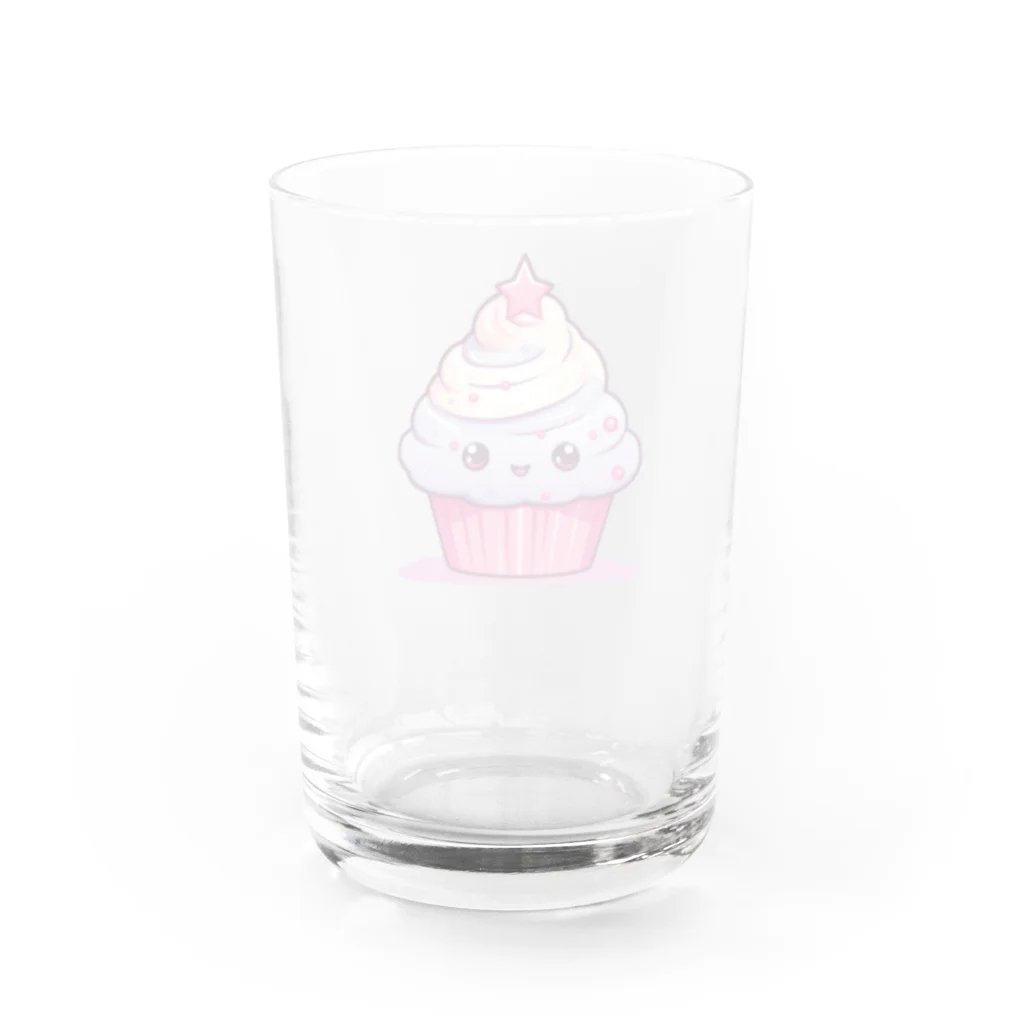 Vasetti_pressの可愛いカップケーキ Water Glass :back