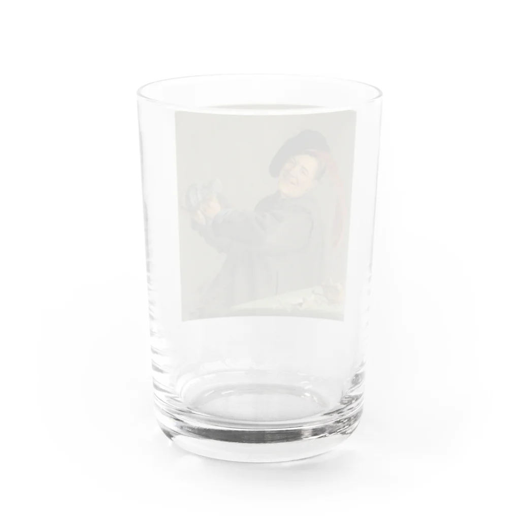 世界美術商店の陽気な酒飲み / The Jolly Drinker Water Glass :back