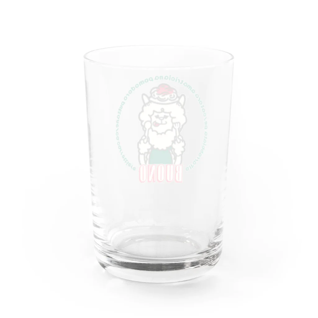 ari designのアルパカパスタ（Alpaca and Pasta） Water Glass :back