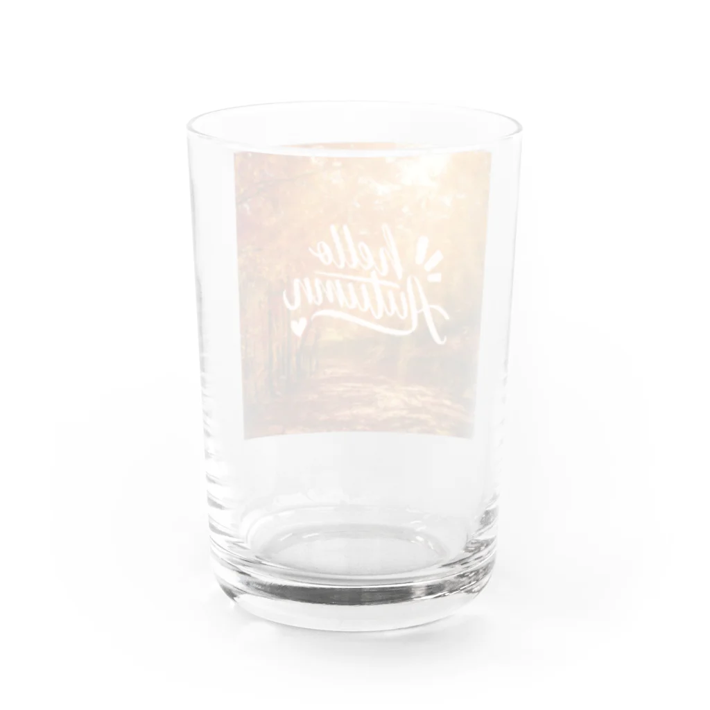 KSK SHOPのHELLO AUTUMN Water Glass :back