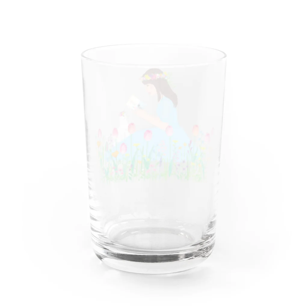 エコエコの愛の言葉 Water Glass :back