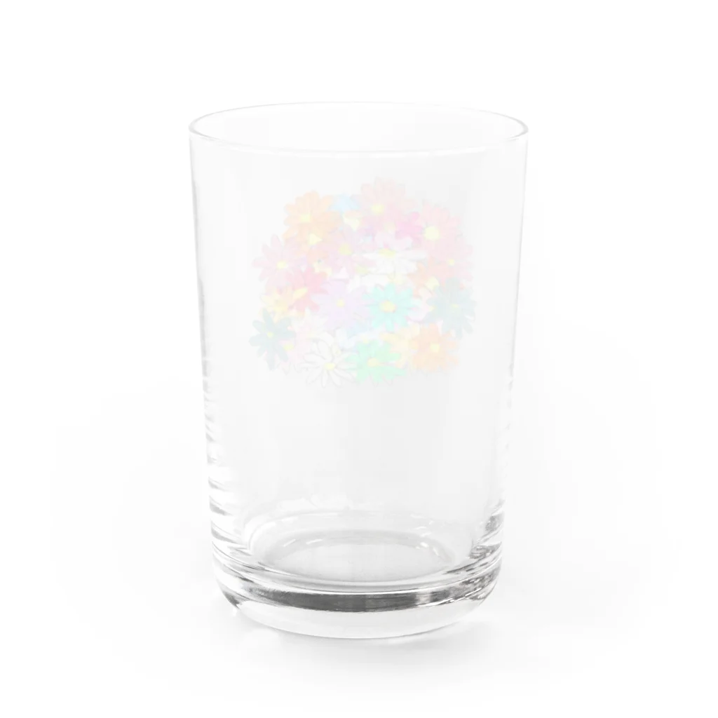 kobakoのフラワー Water Glass :back