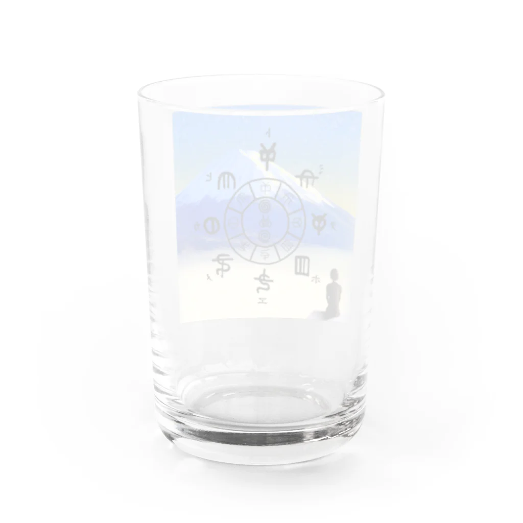 COCONUTchanのとほかみゑひためグッズ Water Glass :back