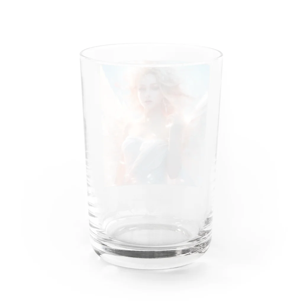 カズの天使の囁き Water Glass :back