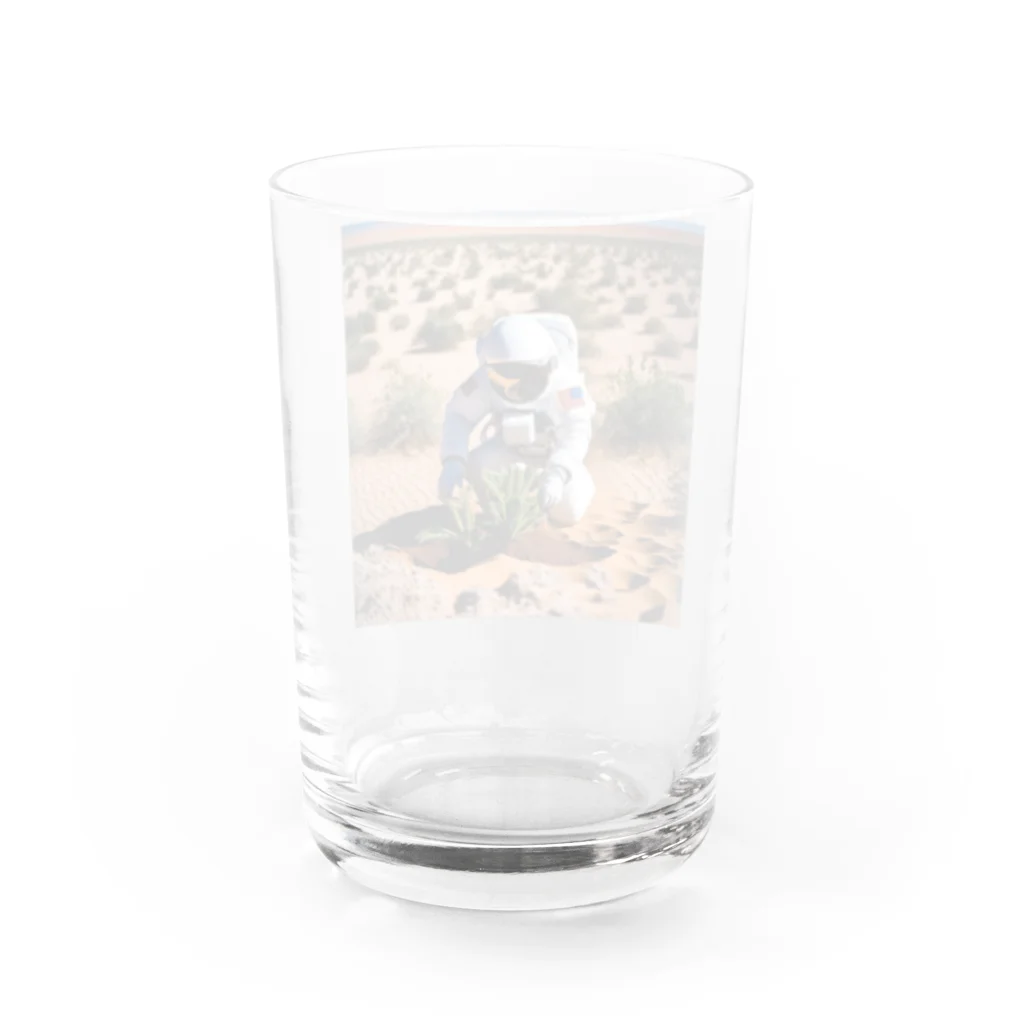 宇宙開発デザイン科のこの地を森に Water Glass :back