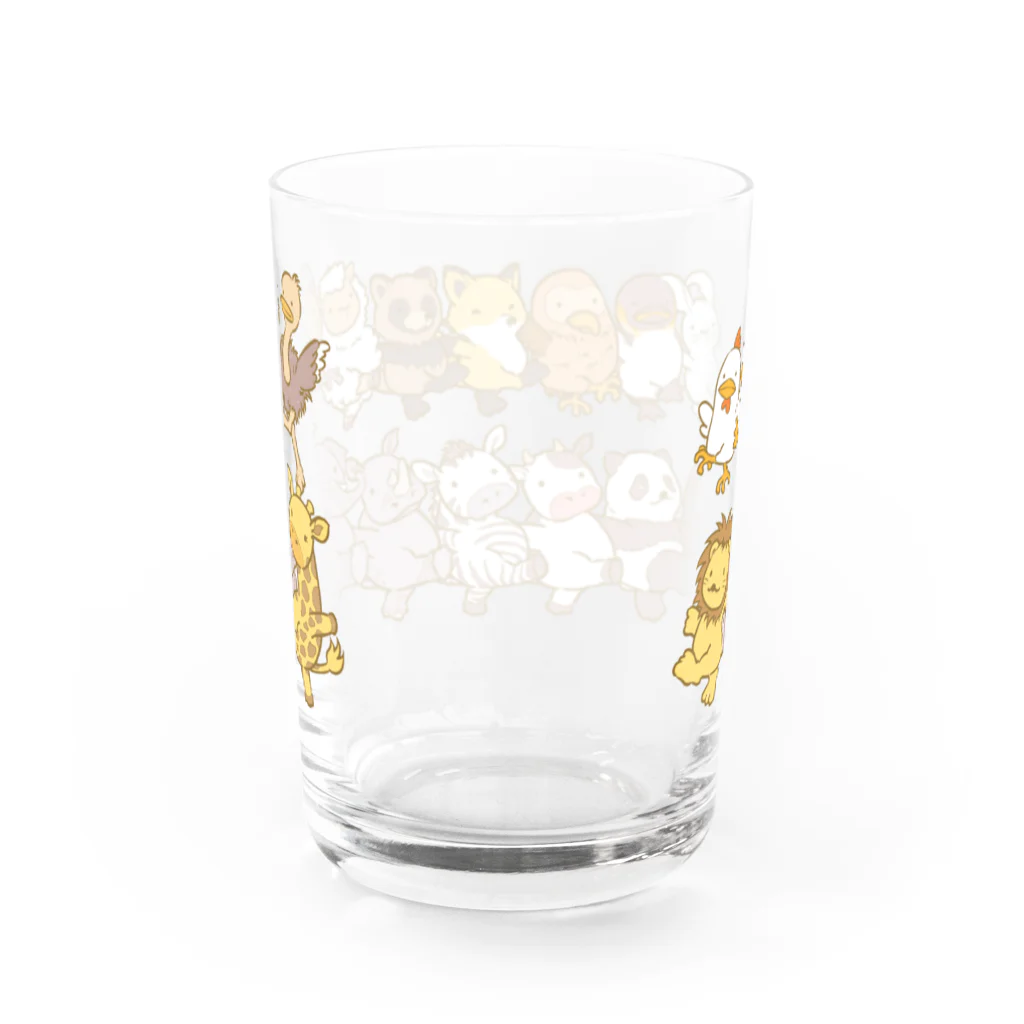 だちょう2020のハッピーダンス Water Glass :back